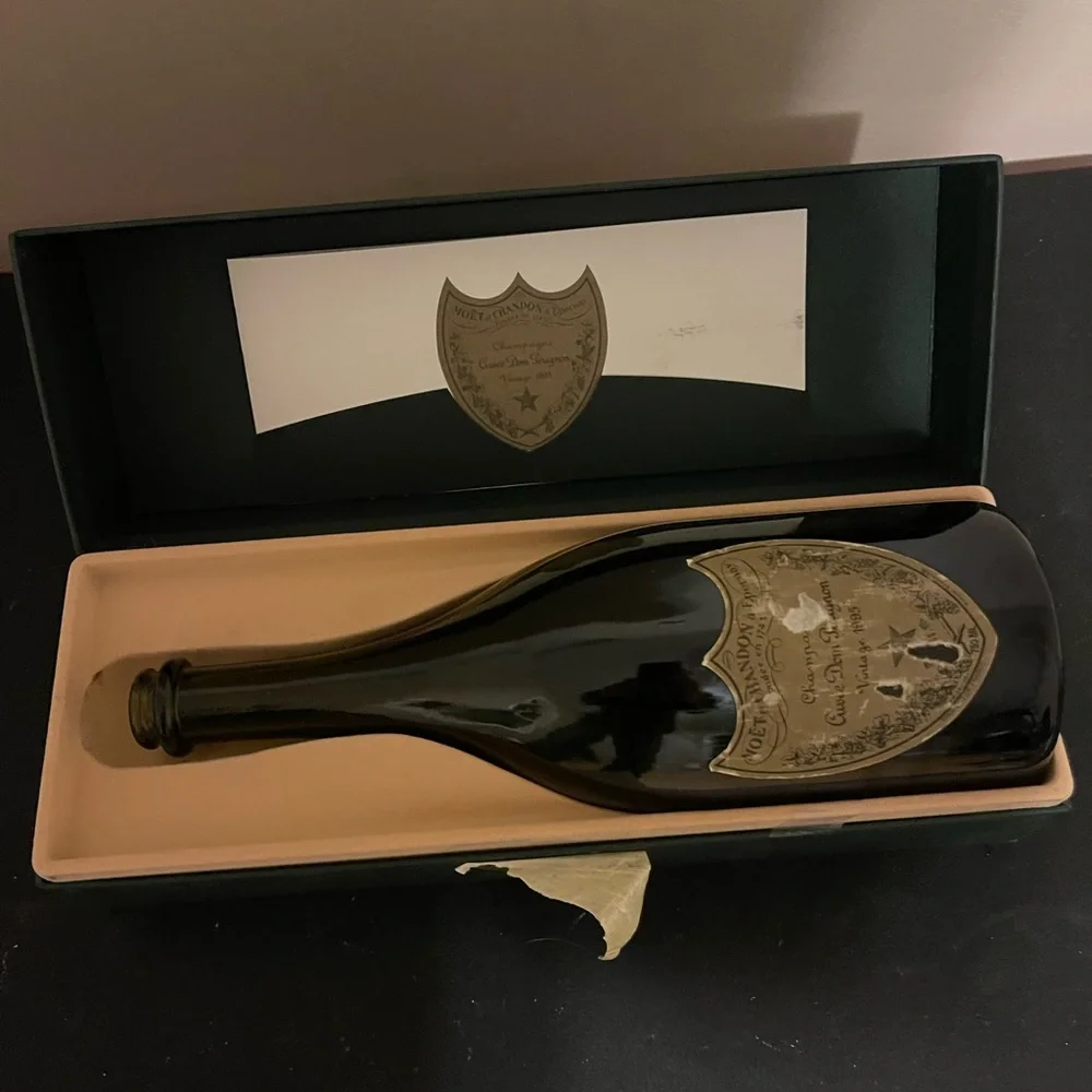 Cuvee Dom Perignon Vintage 1995 Empty Bottle With Box Champagne Moet Chandon